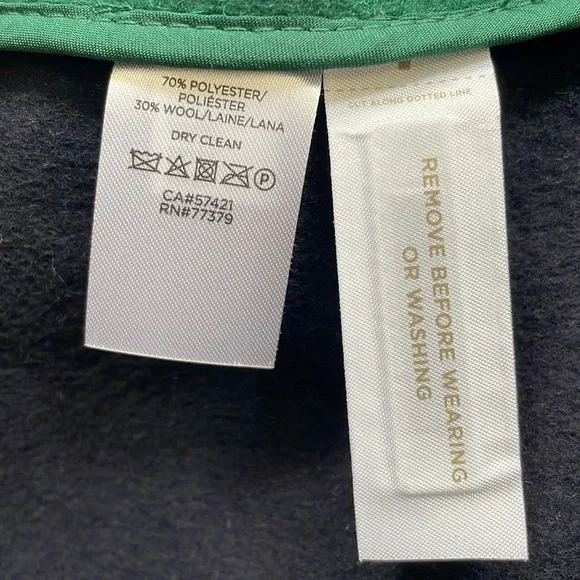 NWT Shawl Collar Belted Ann Taylor jacket / coat - Size XS - Green - Picture 6 of 8